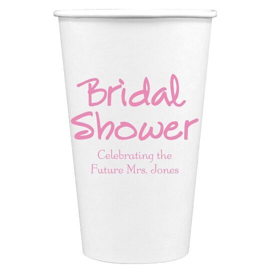 Studio Bridal Shower Paper Coffee Cups